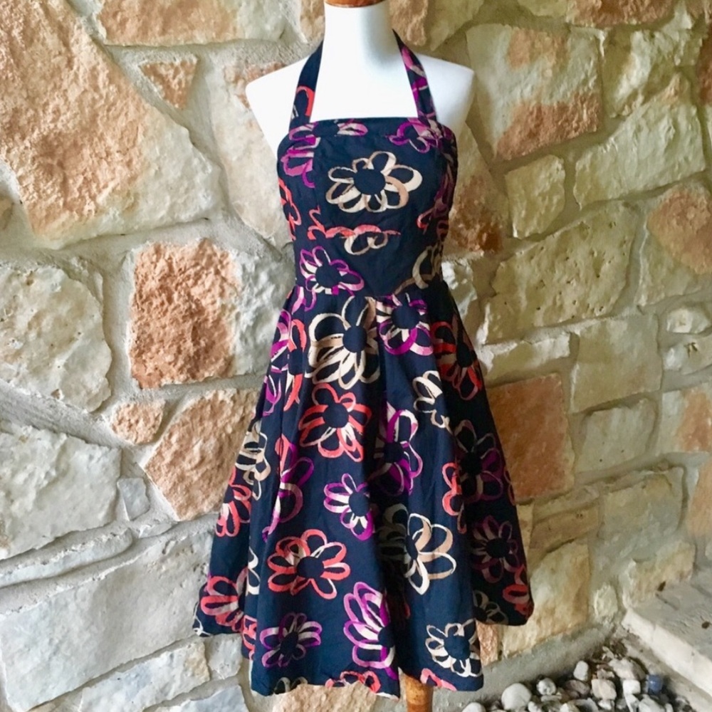Anthropologie Pinup Floral Dress